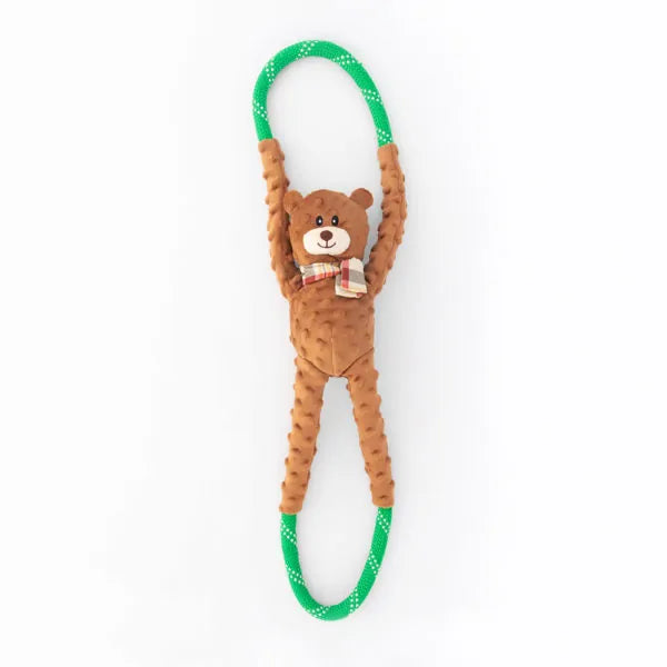 ZippyPaws Ropetugz Bear - Large